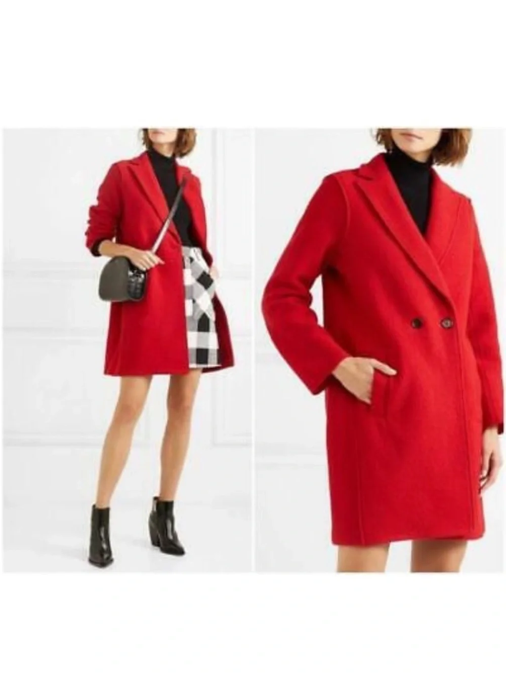 J. Crew Petite Daphne topcoat in Italian boiled wool